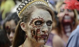 The terrifying costumes at Mexico’s annual Zombie Walk