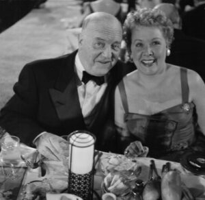 William Frawley and Vivian Vance at the 1955 Emmy Awards