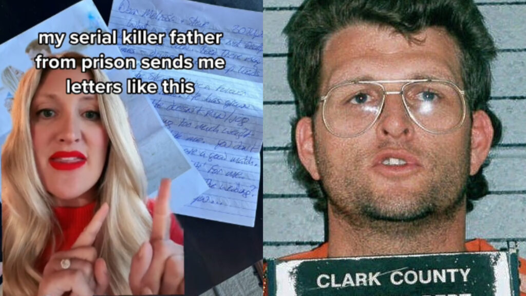 TikToker mortified as serial killer dad wrote to say she looked “fat” in wedding photos