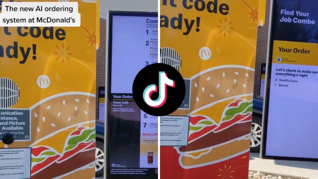 TikToker tries to order at McDonald’s AI drive-thru and it ends in disaster