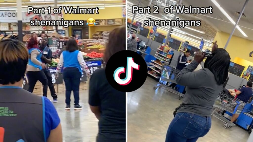 Walmart workers fight over manager who slept with both of them in viral TikTok