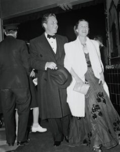 Spencer and Louise Tracy at the premiere of