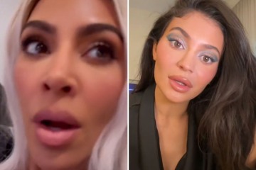 Kardashian fans catch Kim cursing at Kylie Jenner under her breath
