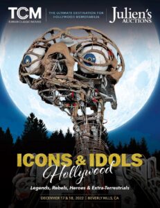 TCM Icons and Idols auction poster.