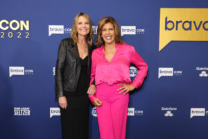Hoda Kotb (right) has revealed that she worries an every day habit will get her and Savannah Guthrie (left) fired