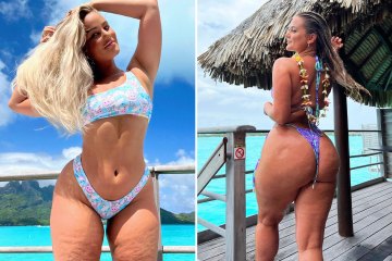 I’m a plus-size model – I’m trolled for my cellulite but won’t stop showing it