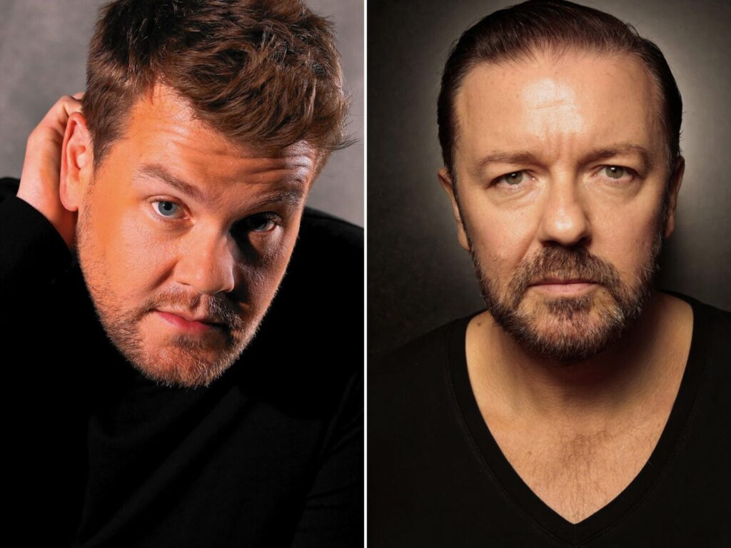 James Corden says he 'inadvertently' told Ricky Gervais' joke