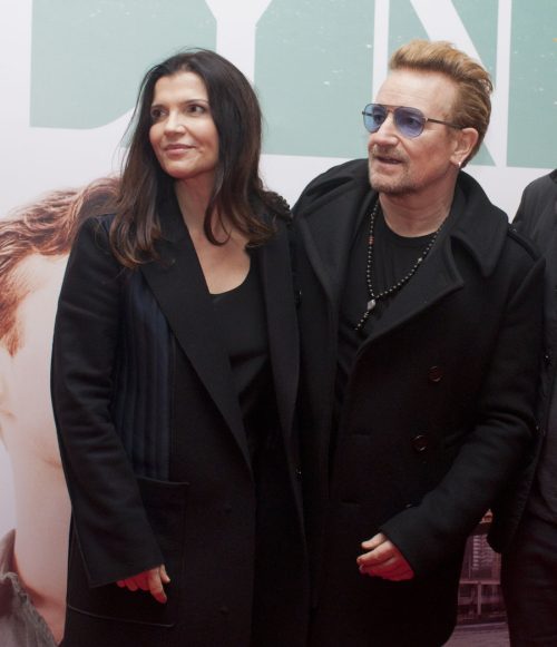 Ali Hewson and Bono at the premiere of 