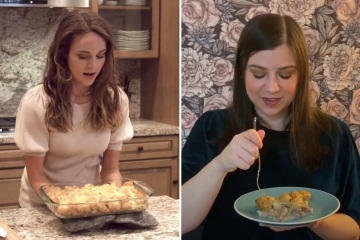 I made the Duggars' tater tot casserole - it was bland, they need to buy spices