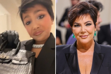 Kardashian fans in shock as Kim's daughter North transforms into Kris
