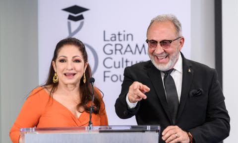 Latin Grammy Cultural Foundation Hosts Emilio And Gloria Estefan Scholarship Special Presentation