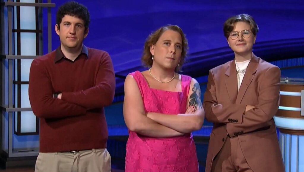 Jeopardy! fans point out something interesting about three tournament contestants, Amy Schneider, Matt Amodio, and Mattea Roach