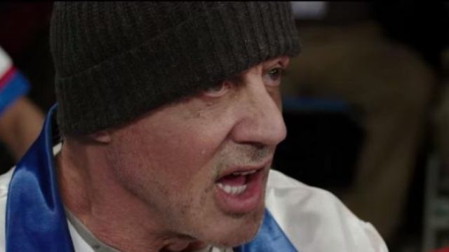 The bonnet of Rocky Balboa (Sylvester Stallone) in Creed | Spotern