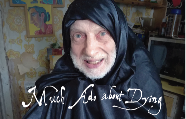 David Newlyn Gale dons a Halloween costume in 'Much Ado About Dying'