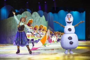 Frozen cast on Disney on Ice