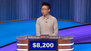 Jeopardy! host Ken Jennings blamed himself for a tough question that annoyed player Andrew He