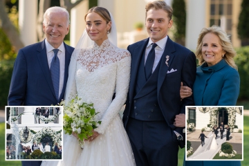 Inside Naomi Biden's glam White House wedding in first glimpse of dress & decor