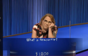 Amy Schneider lost Friday's game with her small Final Jeopardy! wager