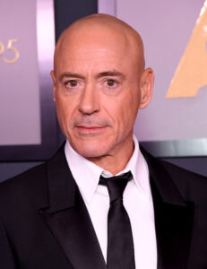 Robert Downey Jr. has completely shaved his head