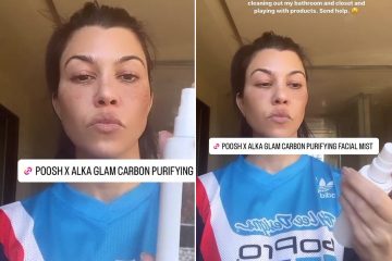 Kourtney stuns fans as she reveals natural skin in new no-makeup video