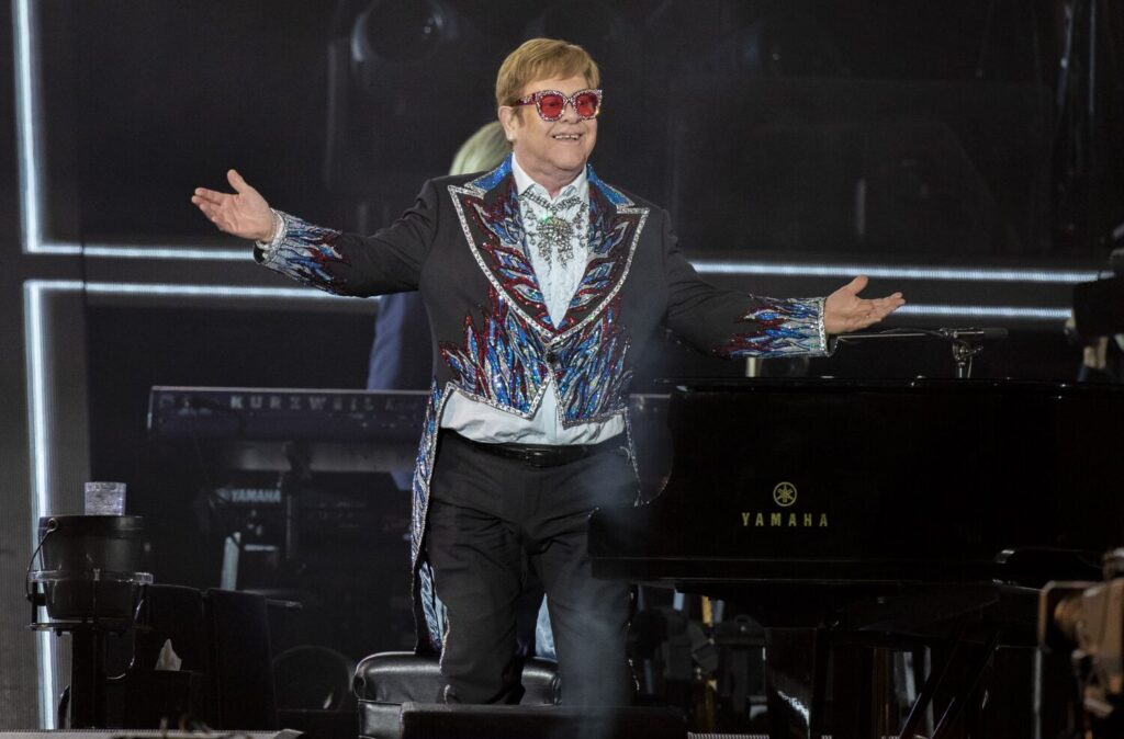 See the celebs who attended Elton John's Dodger Stadium show