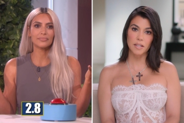 Kim Kardashian takes savage swipe at sister Kourtney in shocking video