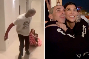 Travis posts sweet video of Reign & Penelope amid feud with Kourt's ex Scott