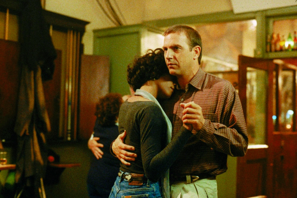 Whitney Houston and Kevin Costner in "The Bodyguard."