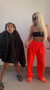 Kim Kardashian and her daughter North, 9, posted another funny TikTok video