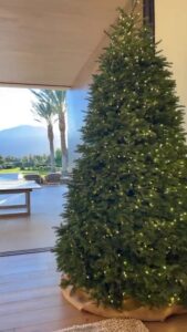 Kourtney Kardashian is decorating for the holidays in a big way
