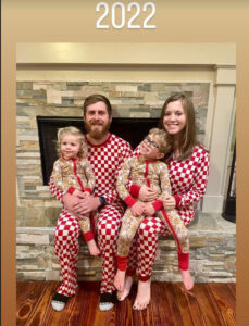 Joy-Anna Duggar shared an adorable photo with her husband, Austin Forsyth, and their two kids