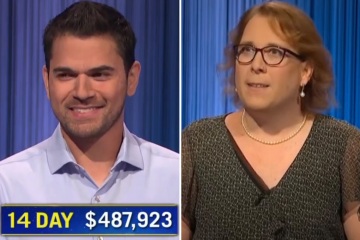 Jeopardy!'s Cris breaks one of fan-favorite Amy's records during 14th win