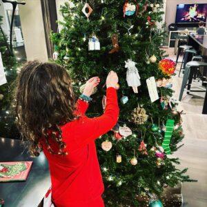 Savannah Guthrie showed off her Christmas decorations that were made by her children
