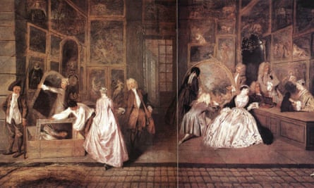 Selling out … Antoine Watteau’s L’Enseigne de Gersaint.