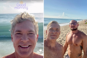GMA's Sam Champion shares shirtless pic after flirting with husband in comments