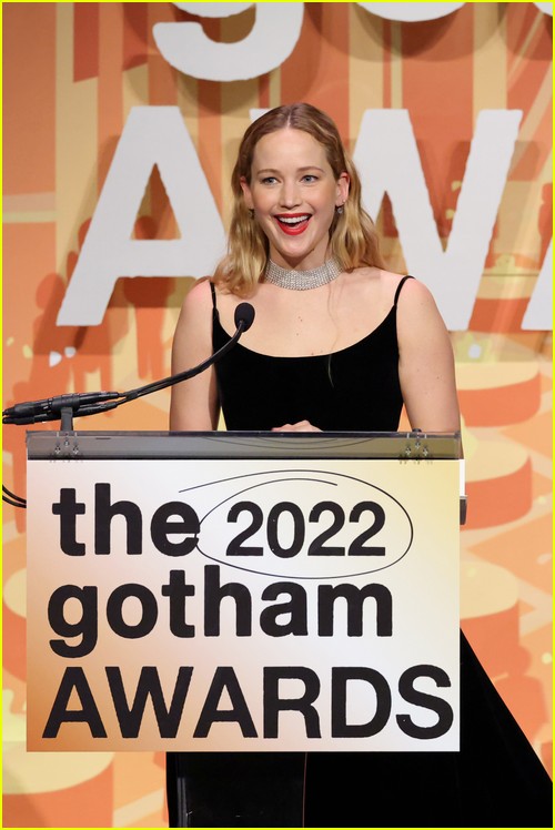 Jennifer Lawrence at the Gotham Awards 2022