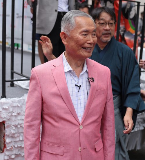 George Takei at the Japanese Day Parade in New York City in May 2022