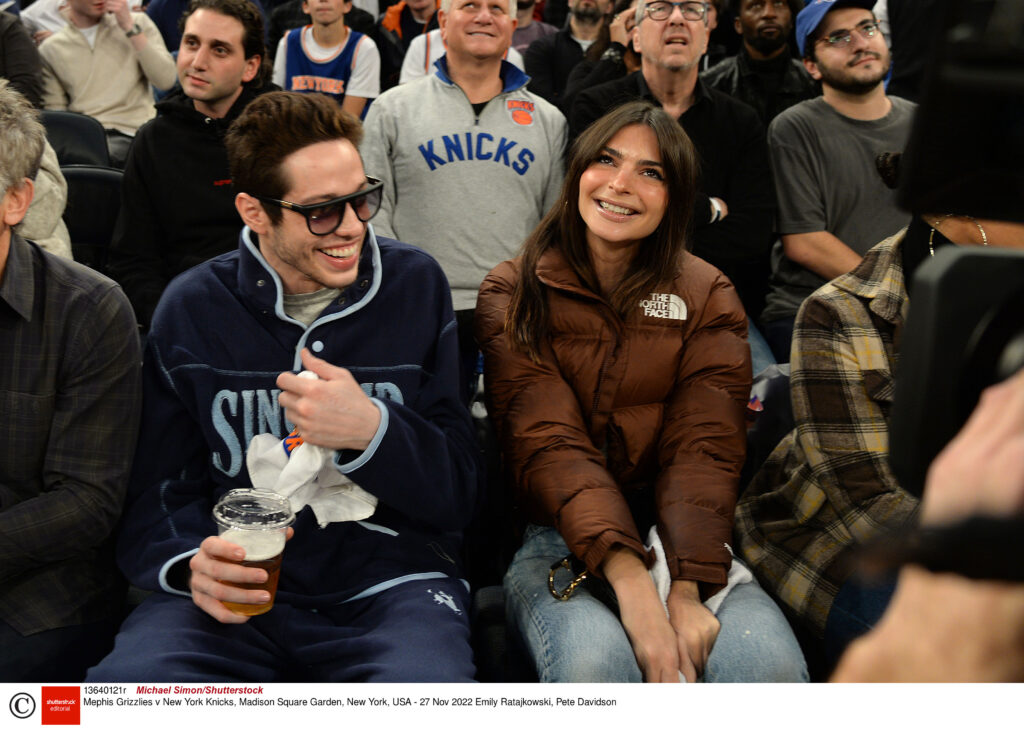 Photo by Michael Simon/Shutterstock, Emily Ratajkowski and Pete Davidson