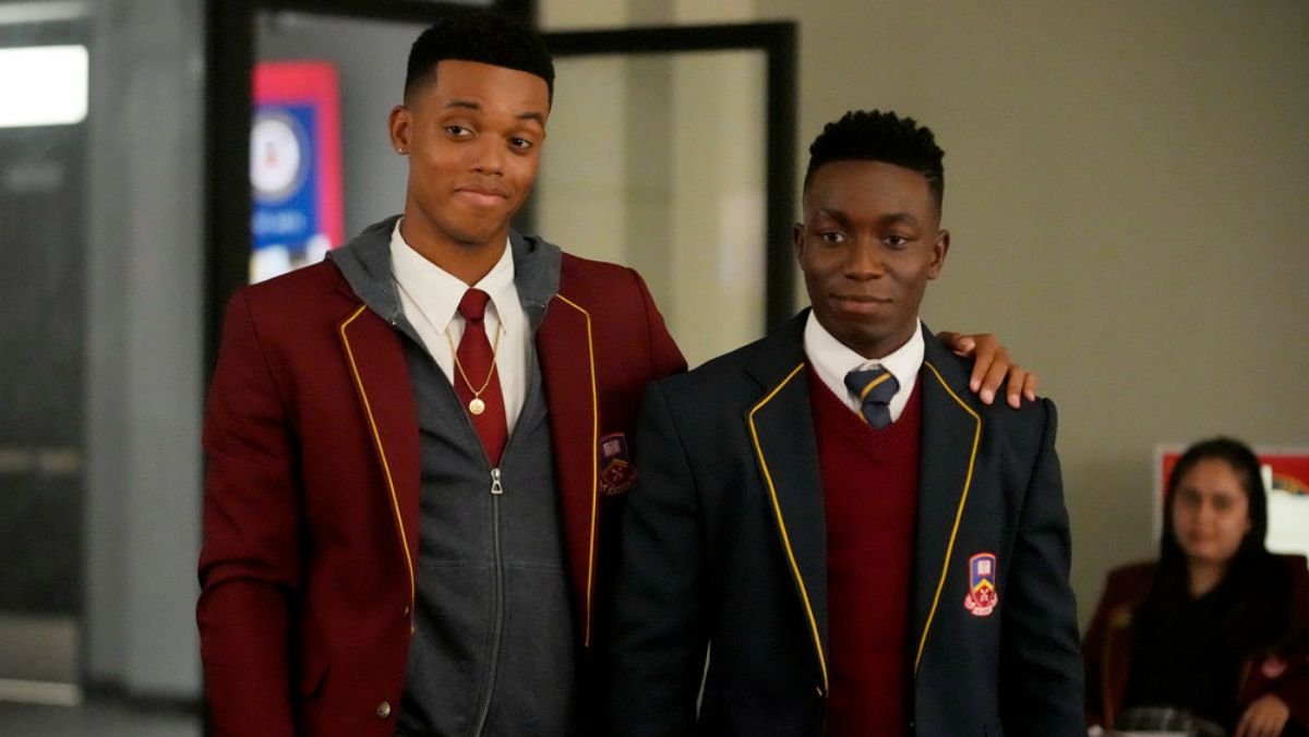 will and carlton wearing their bel-air academy uniforms in bel-air season two premiere date first look