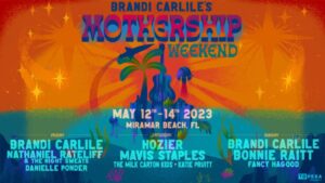 brandi carlile mothership weekend 2023 poster