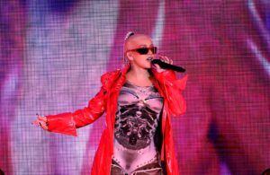 LOS ANGELES, CALIFORNIA - OCTOBER 06: Christina Aguilera performs at the Citi/American Airlines 35th Anniversary Concert at Hollywood Palladium on October 06, 2022 in Los Angeles, California. (Photo by Kevin Winter/Getty Images for Citi)