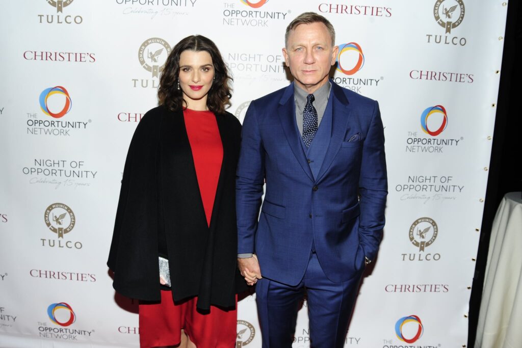 NEW YORK, NY - APRIL 9:  (L-R) Michelle Ebanks, Gabrielle Union, Daniel Craig and Rachel Weisz attend The Opportunity Network's 11th Annual Night of Opportunity Gala at Cipriani Wall Street on April 9, 2018 in New York City. (Photo by Paul Bruinooge/Patrick McMullan via Getty Images) *** Local Caption *** Michelle Ebanks;Gabrielle Union;Daniel Craig;Rachel Weisz