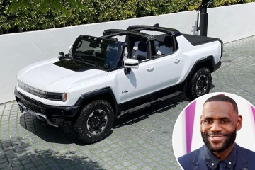 LeBron James adds $110k electric Hummer to his $2.6M car collection
