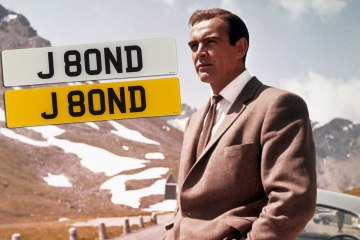 James Bond fans get chance to own the ultimate private number plate