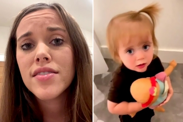 Jessa yells at Fern, 1, for naughty behavior & shows off ruined bathroom in video