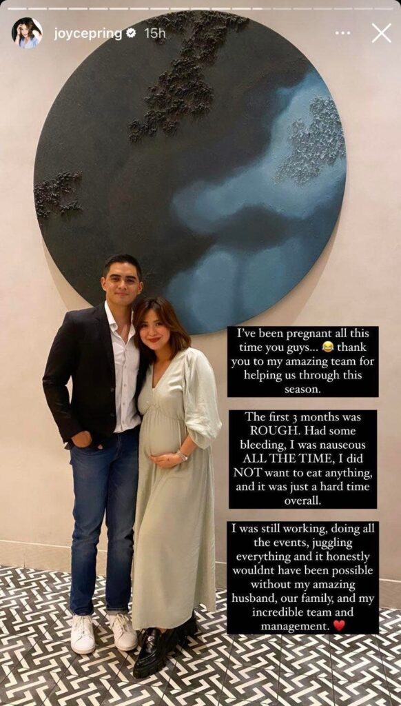 Joyce Pring, Juancho Trivino expecting baby no. 2
