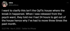 Minx OpTic tweet 1