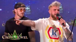 KSI claims Jake Paul’s WWE debut “ruined” Logan Paul vs Roman Reigns match