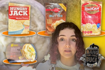 I tried four instant mashed potatoes to find the best one for Thanksgiving