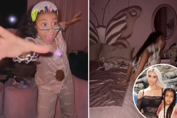 Kim Kardashian's daughter North, 9, shows off her pink bedroom in new Tiktok